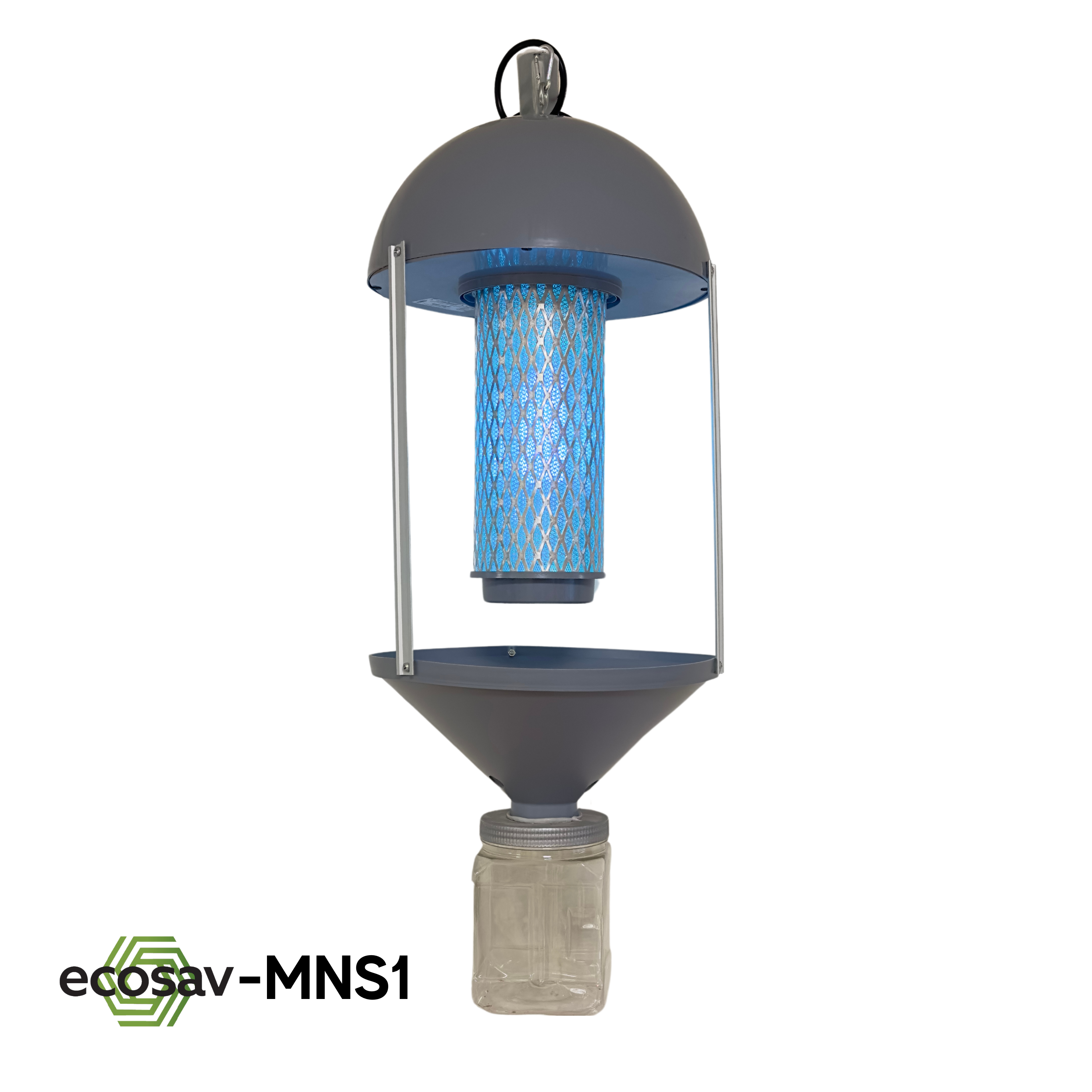 Ecosav MNS1 - Manas Kurdu ve Bağ Bahçe Zararlıları için Elektrikli Işık Tuzağı - Zehirsiz Tarım Bitki Koruma Ürünü