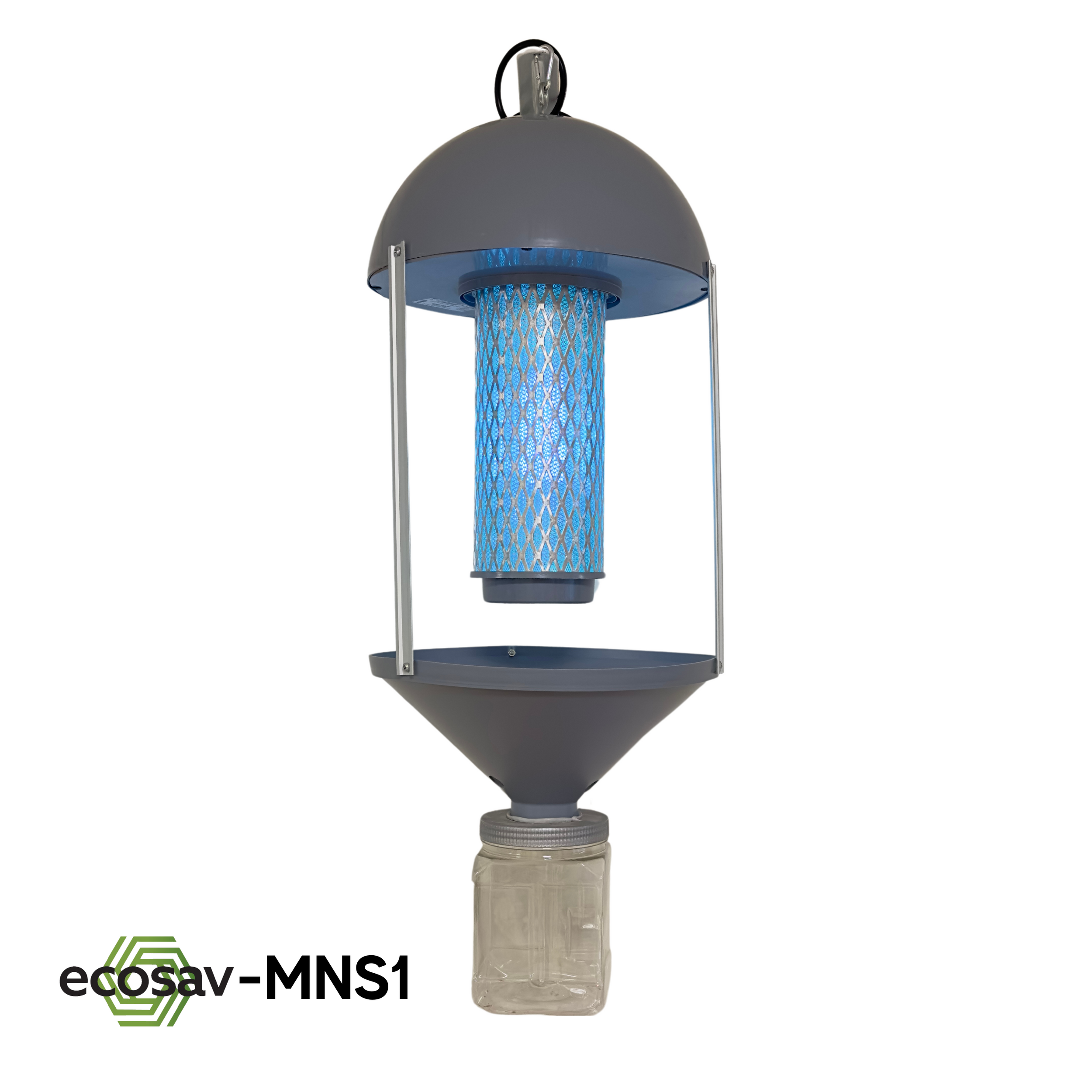 Ecosav MNS1 - Manas Kurdu ve Bağ Bahçe Zararlıları için Elektrikli Işık Tuzağı - Zehirsiz Tarım Bitki Koruma Ürünü